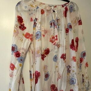 Lucky Brand Multicolor Floral Blouse